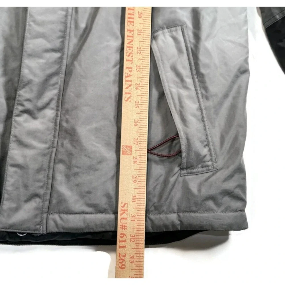 Polo Jeans Co Ralph Lauren Snowboard Jacket Mens XL Black Grey NWT Hood Puffer